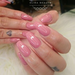 Pink Acrylic Nails